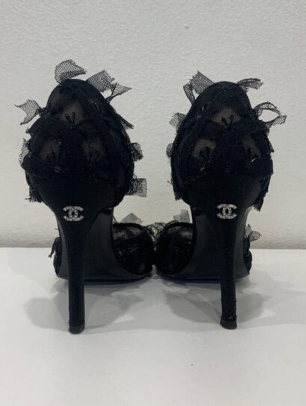 CHANEL Black Evening Shoes